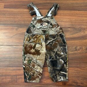 Bass Pro Shops camo brown overalls